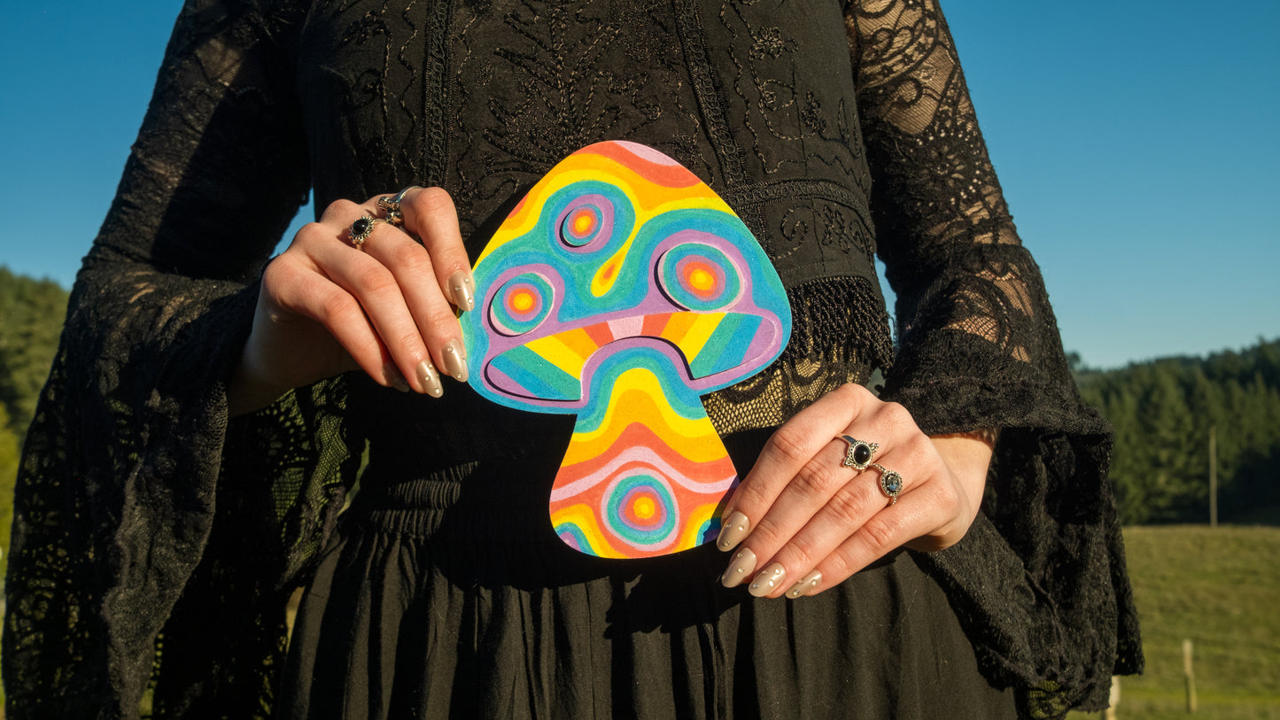 Mystery Designed Trippy Mushroom