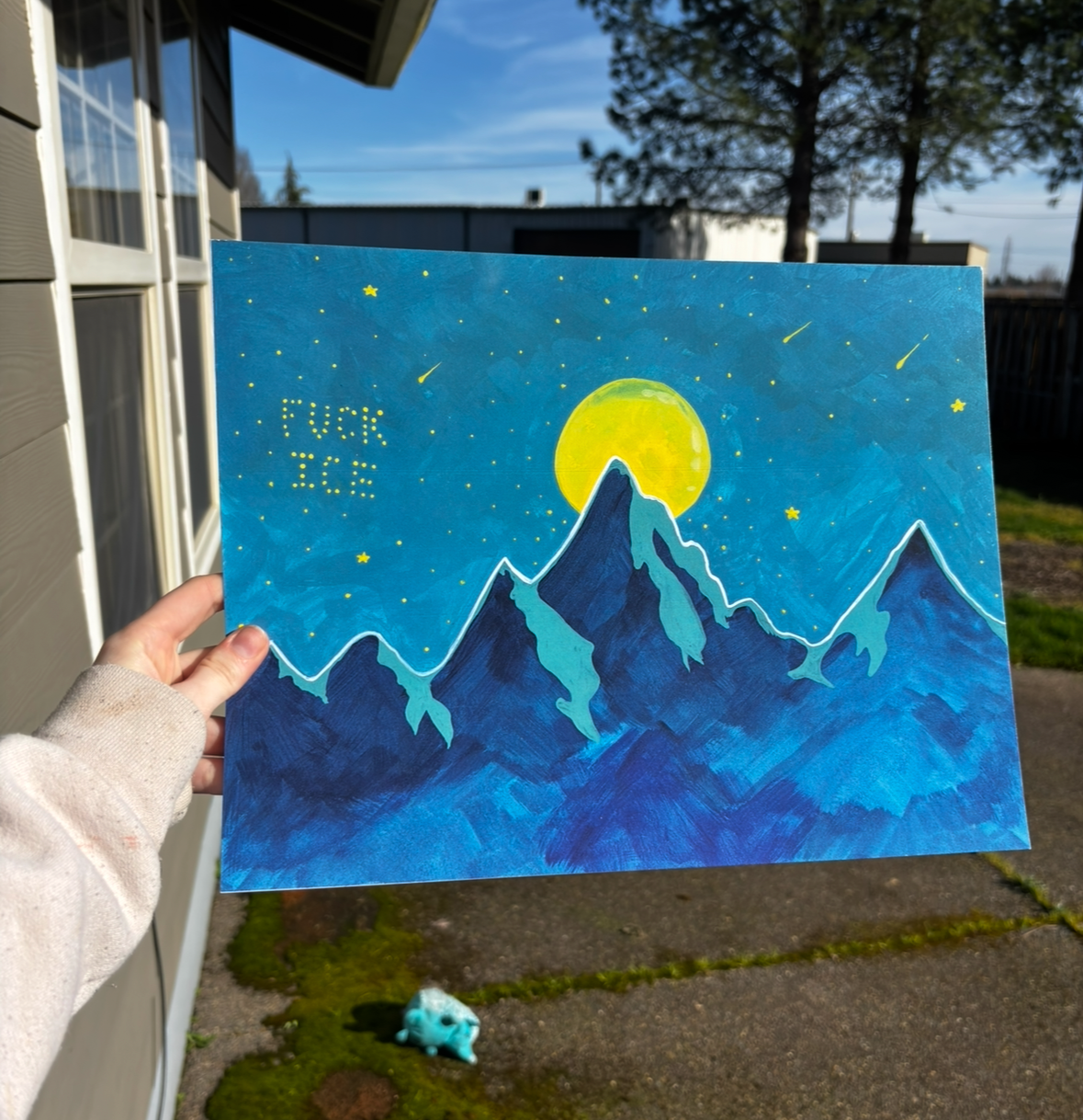 F*ck ICE Mountain Print