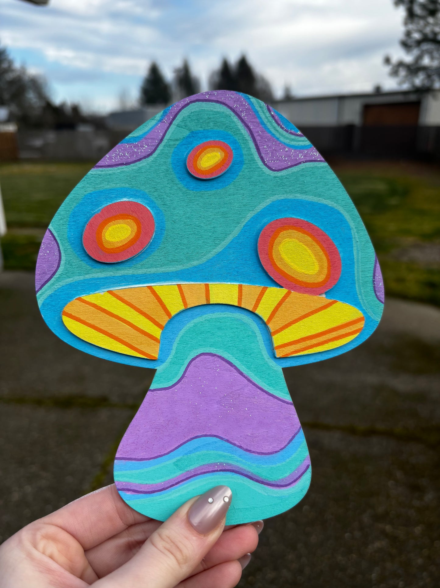 Mystery Designed Trippy Mushroom